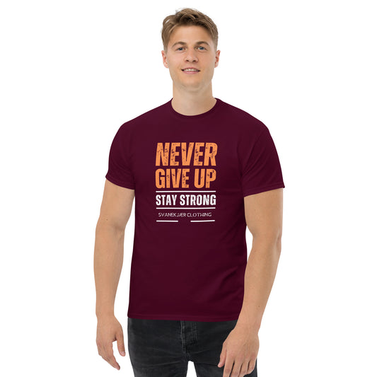 Men's classic tee | Never Give Up